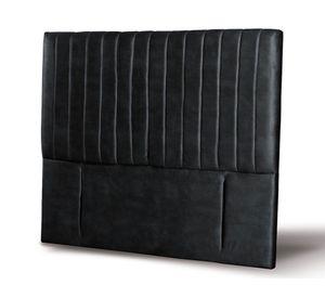 Respaldo 2 plazas Sorrento cuero negro Latam Home