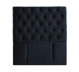 Respaldo 1 plaza Florencia tela negro Latam Home