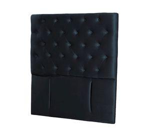 Respaldo 1 plaza Florencia tela negro Latam Home