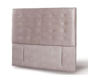 Respaldo 2 plazas Napoles cuero gris Latam Home