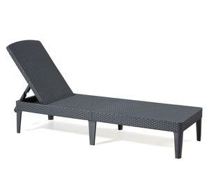 Reposera Jaipur gris oscuro Keter