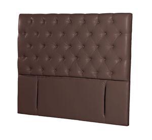 Respaldo King Florencia pu chocolate Latam Home