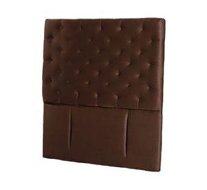 Respaldo 1 plaza Brescia tela chocolate Latam Home