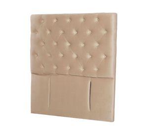 Respaldo 1 plaza Florencia tela beige Latam Home
