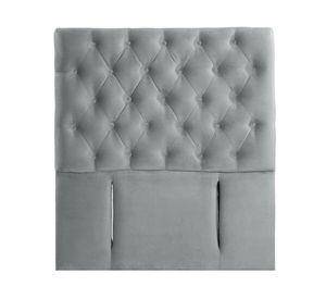Respaldo 1 plaza Florencia tela gris Latam Home