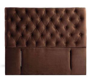 Respaldo 2 plazas Florencia tela chocolate Latam Home