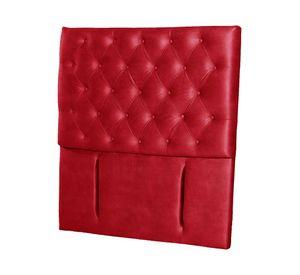 Respaldo 1 plaza Florencia cuero rojo Latam Home