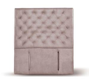 Respaldo 1 plaza Brescia cuero gris Latam Home