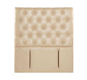 Respaldo 1.5 plazas Florencia pu beige Latam Home