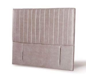 Respaldo 2 plazas Sorrento cuero gris Latam Home