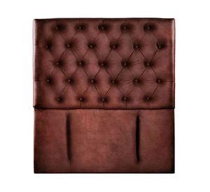 Respaldo 1.5 plazas Florencia cuero café Latam Home