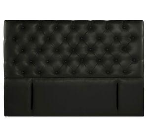 Respaldo King Florencia pu negro Latam Home