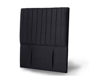 Respaldo 1 plaza Sorrento tela negro Latam Home