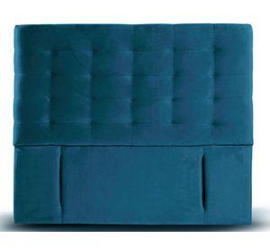 Respaldo King Napoles tela azul Latam Home