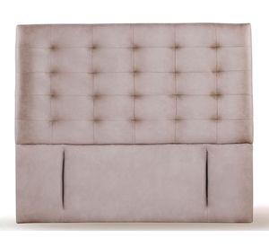 Respaldo King Napoles cuero gris Latam Home