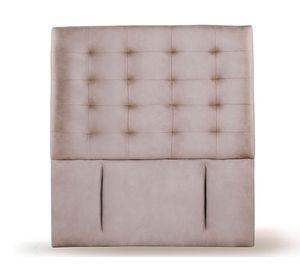 Respaldo 1.5 plazas Napoles cuero gris Latam Home