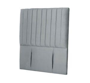 Respaldo 1 plaza Sorrento tela gris Latam Home