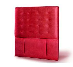Respaldo 1.5 plazas Napoles cuero rojo Latam Home