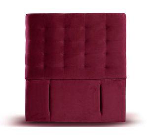 Respaldo 1.5 plazas Napoles tela burdeo Latam Home