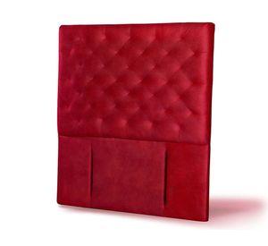 Respaldo 1.5 plazas Brescia cuero rojo Latam Home