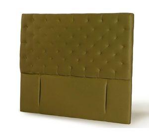 Respaldo King Brescia tela verde Latam Home