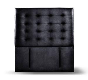 Respaldo 1 plaza Napoles cuero negro Latam Home