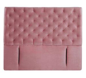Respaldo 2 plazas Brescia tela rosa Latam Home