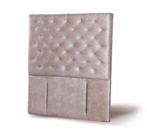 Respaldo 1.5 plazas Brescia cuero gris Latam Home