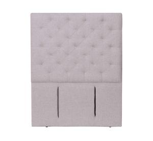 Respaldo 1.5 plazas Brescia lino gris claro