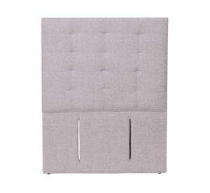 Respaldo 1.5 plazas Nápoles lino gris claro