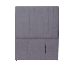Respaldo 1.5 plazas Sorrento lino gris oscuro