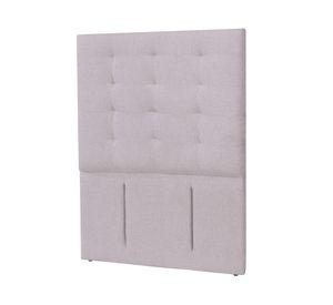 Respaldo 1.5 plazas Nápoles lino gris claro