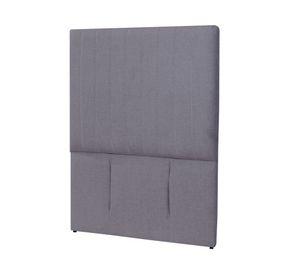 Respaldo 1.5 plazas Sorrento lino gris oscuro