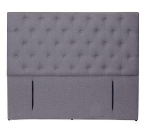 Respaldo King Florencia lino gris oscuro