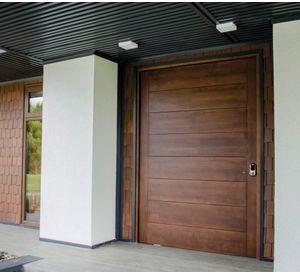Puerta Toscana madera de lenga 85x270 cm natural