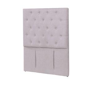 Respaldo 1.5 plazas Florencia lino gris claro