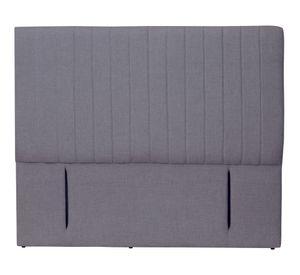 Respaldo King Sorrento lino gris oscuro