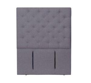 Respaldo 1.5 plazas Brescia lino gris oscuro
