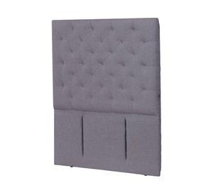 Respaldo 1 plaza Brescia lino gris oscuro