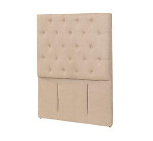 Respaldo 1 plaza Florencia lino beige