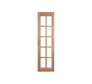 Mampara Pino Radiata Sevillana 65x230 cm 10 Vidrios Moldupanel
