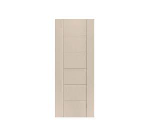 Puerta Interior Amparo 75x200 cm Beige sin perforación Masonite