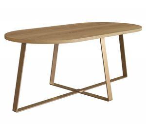 Set mesa lateral 27939 + centro 27940 + centro 27941 natural dorado