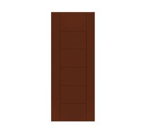 Puerta Interior Amparo 60x200 cm Chocolate sin perforación Masonite