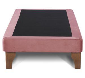 Base cama europea 1 plaza Zen rosa