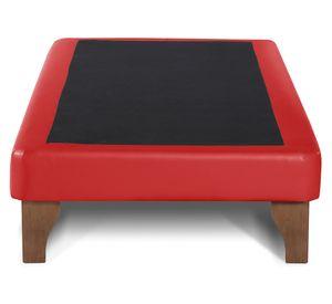 Base cama europea 1 plaza Zen rojo