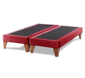 Base cama europea Zen King burdeo