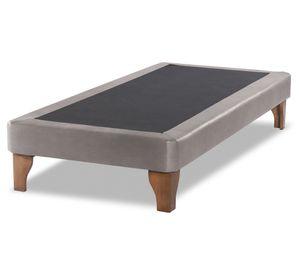 Base cama europea 1 plaza Zen gris