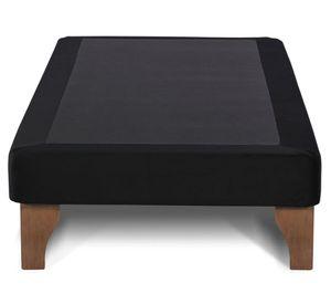 Base cama europea 1.5 plazas Zen negro