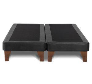 Base cama europea King base dividida Zen negro